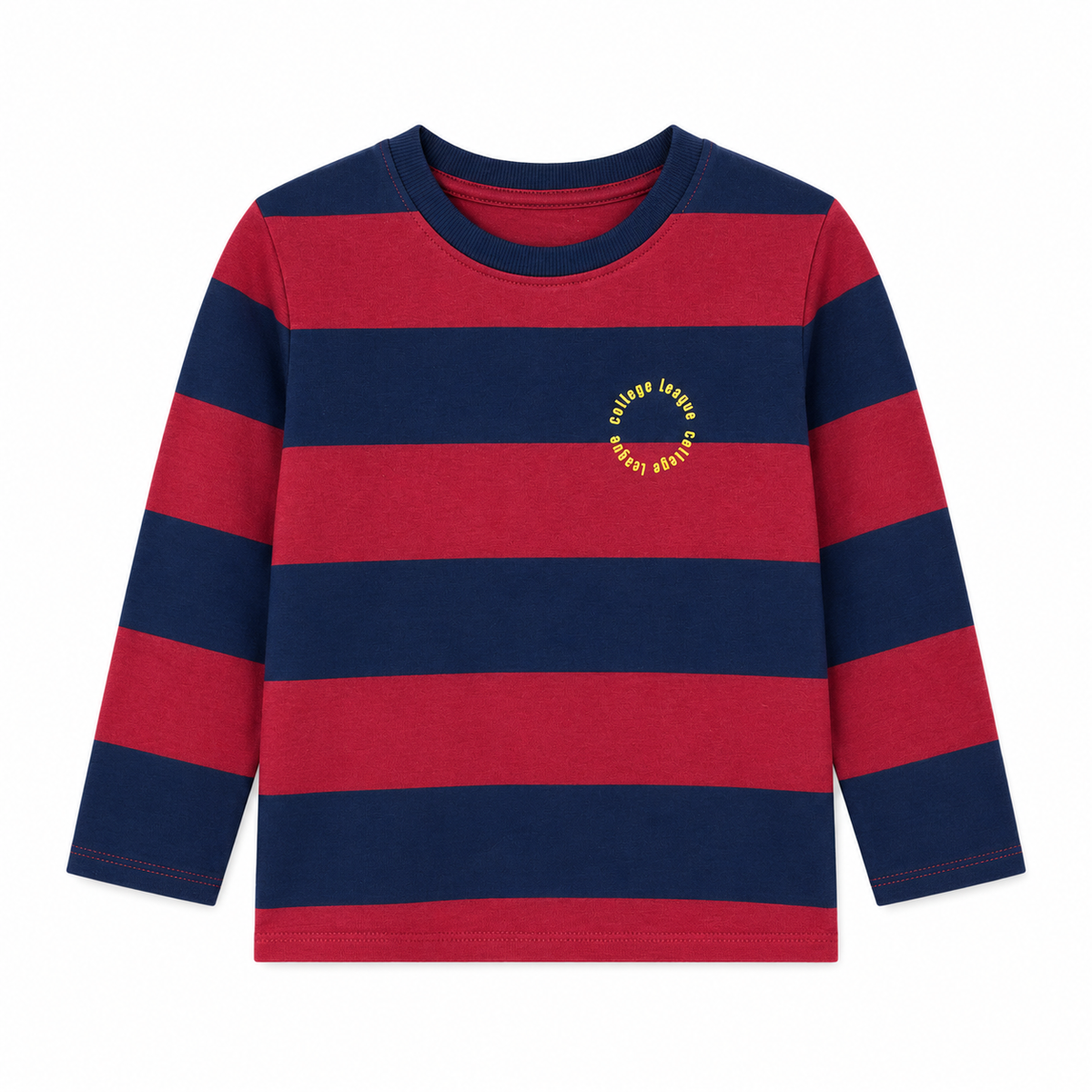 Red Stripes Full Sleeves T-Shirt