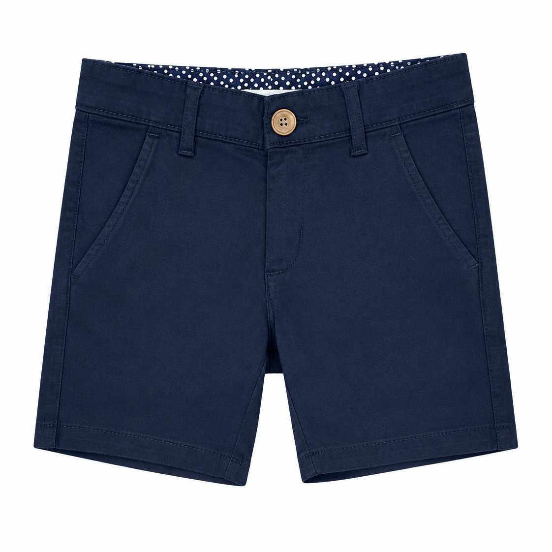 Baby Boy Cotton Short - Navy Blue