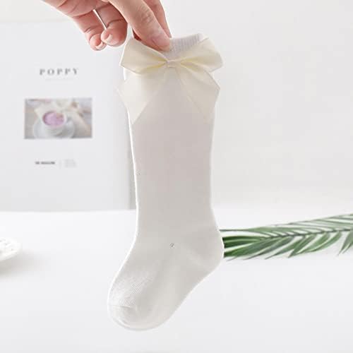 Long Socks with White Bow