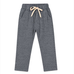Baby Girl Grey Cotton Trouser