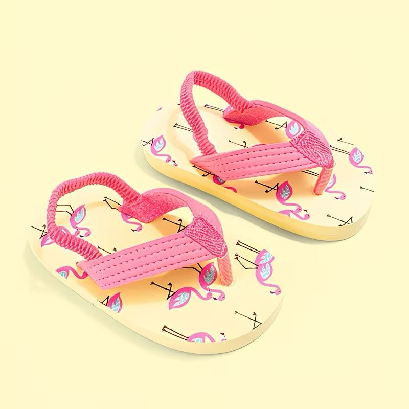 Baby Girl Soft Sole Pelican Flip Flop Slippers