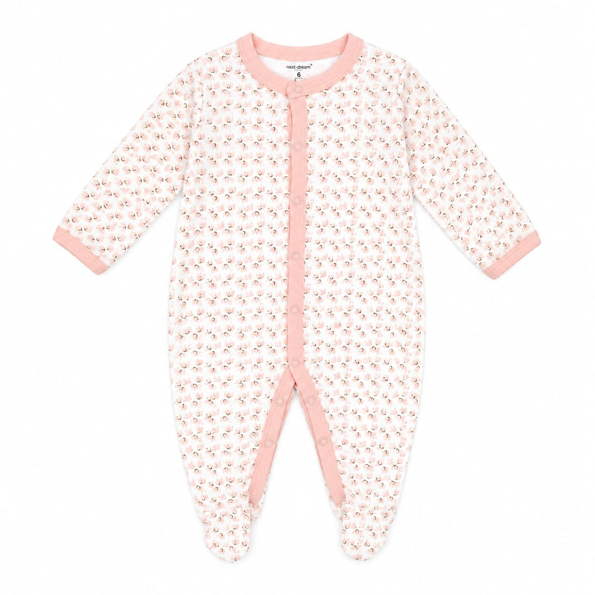 Infants Baby Girl Closed Feet Romper