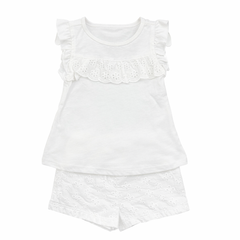 Baby Girl White Chicken Set