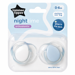 Night Time Pacifier 2-PK Tommee Tippee 0-6M - 533465