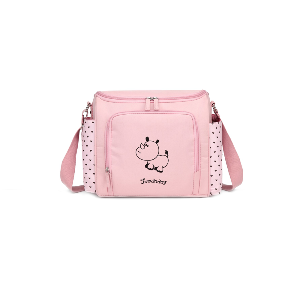 Baby Changing Bag-Heart Pink