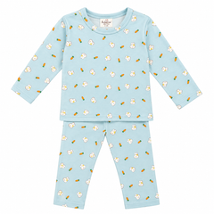 Infants Baby Girl Blue Rabbit Night Suit