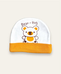Baby Cap - Orange Bear Hug