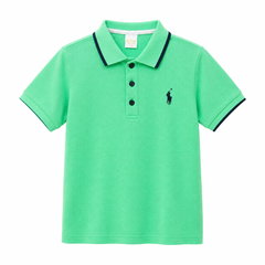 Baby Boy Green Polo T-Shirt