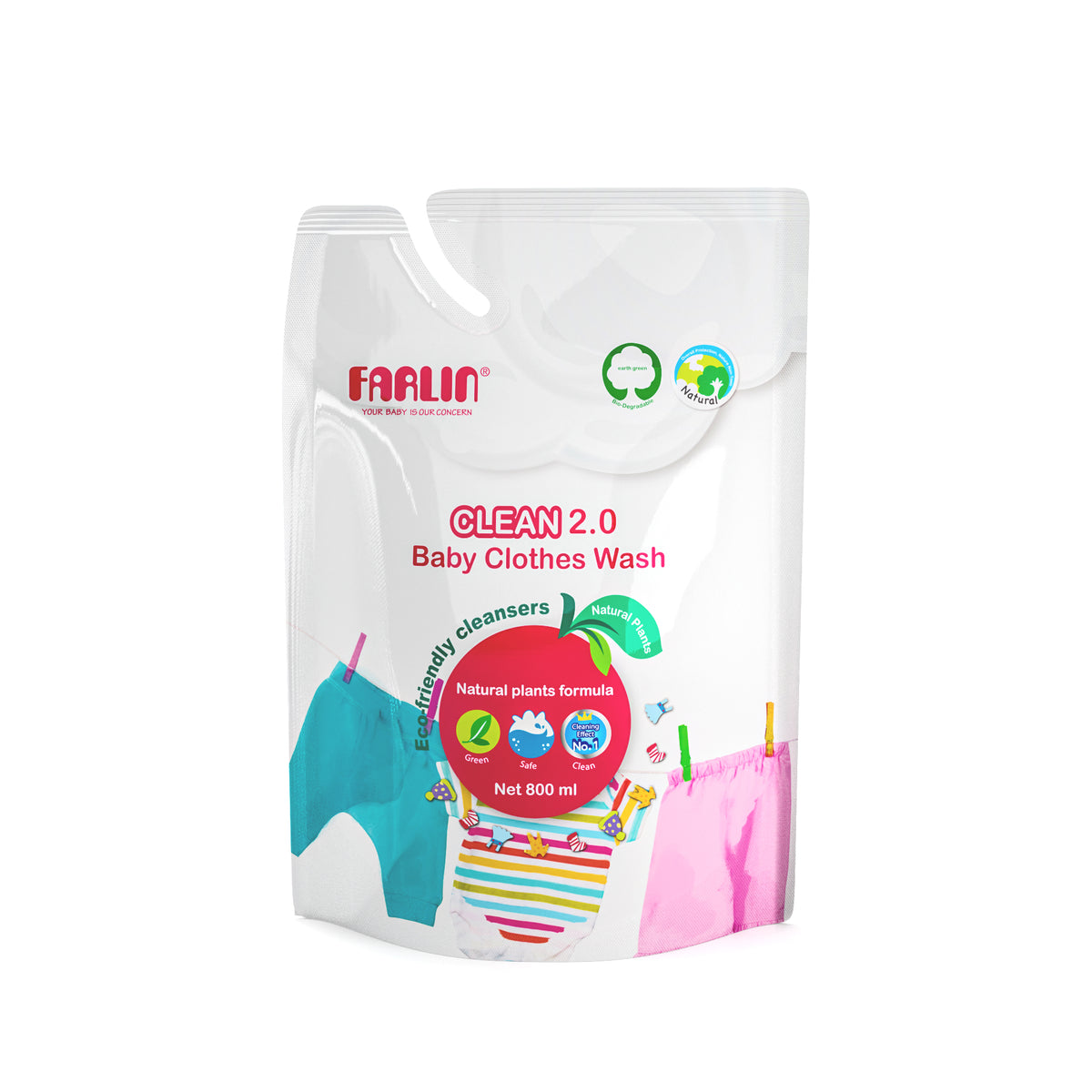 Baby Clothes Wash Refill Pack 800ml