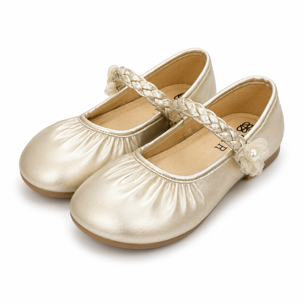 Baby Girl Golden Pumps