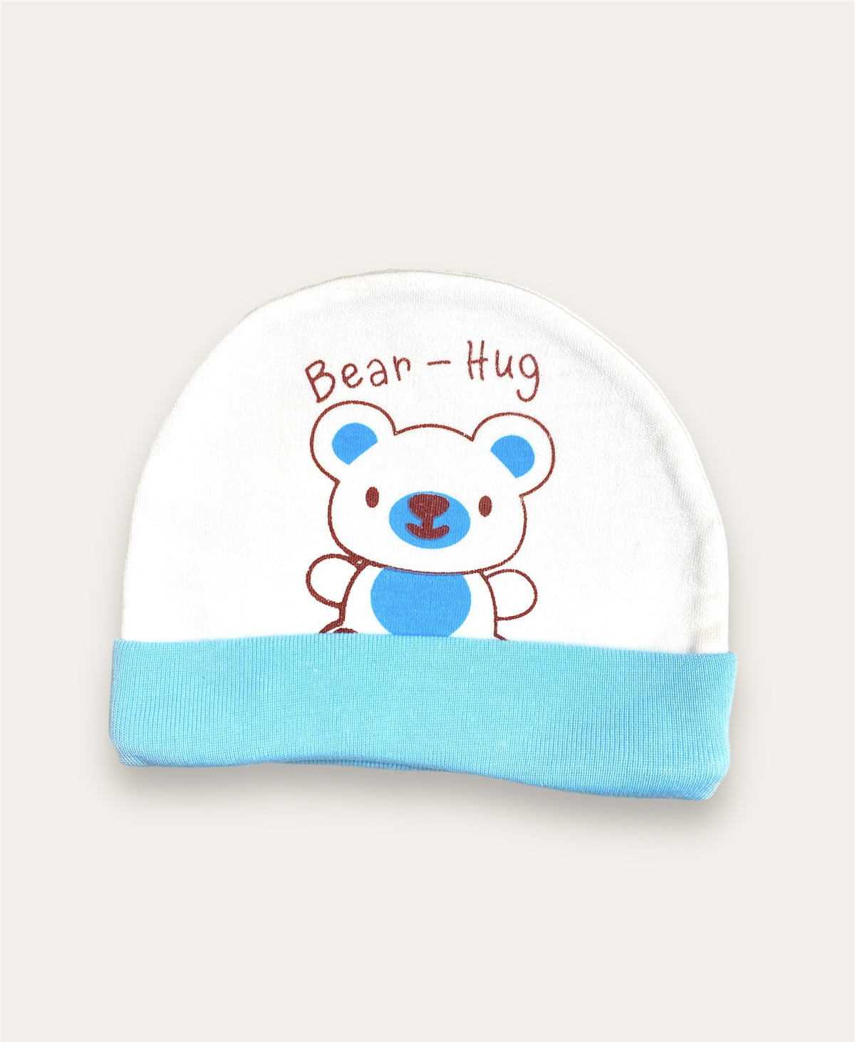 Baby Cap - Light Blue Bear Hug