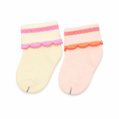 Infants Baby Girl 2PK Socks Set