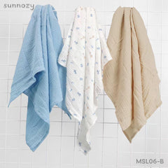 3PK Muslin Swaddle Wraps