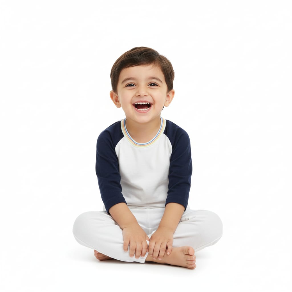 White Full Sleeves T-Shirt