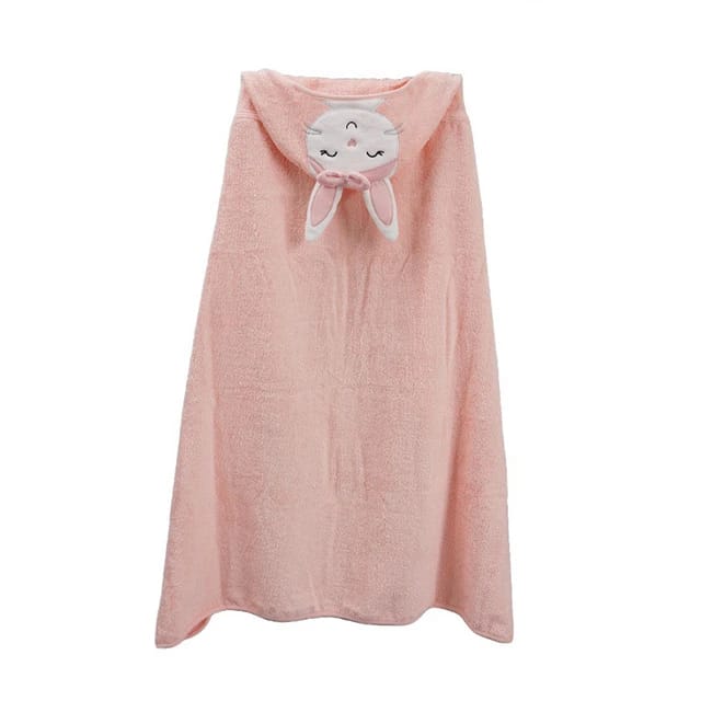 Character Hooded Bath Towel in Kitty