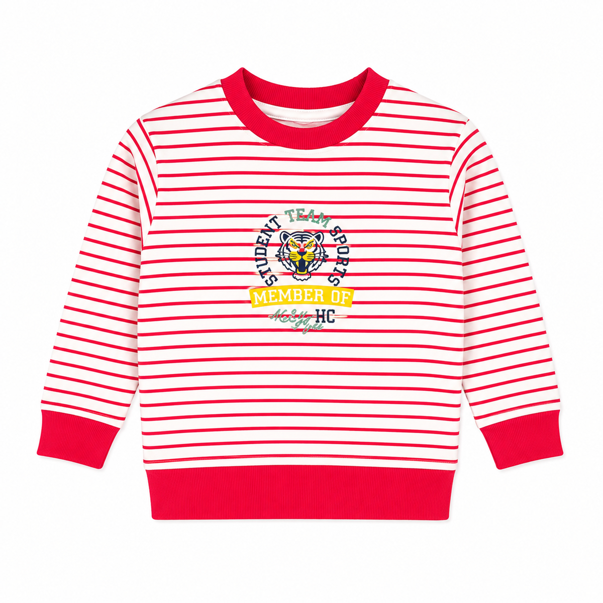 Red Stripes Full Sleeves T-Shirt