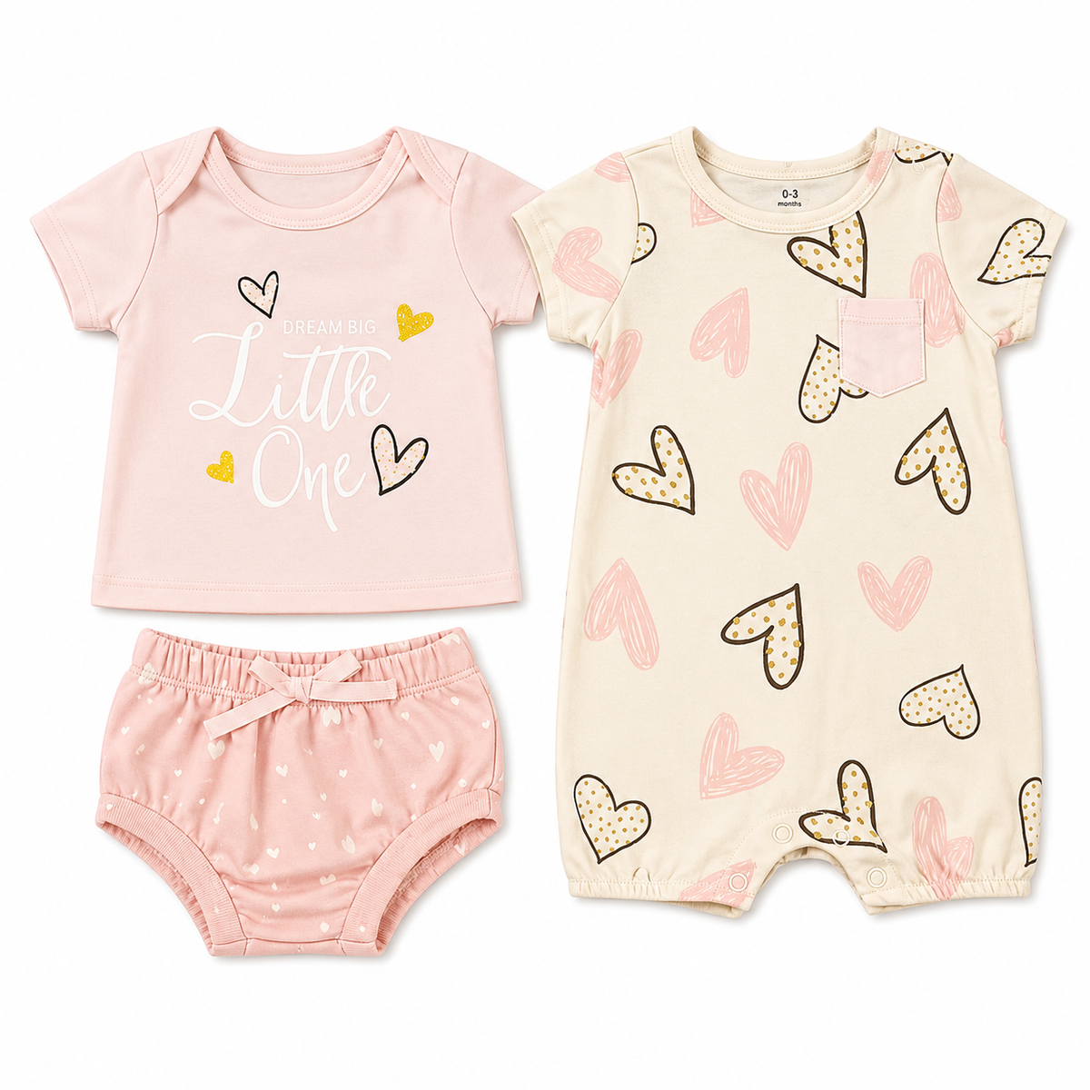 Baby Girl 3 Piece Summer Outfit