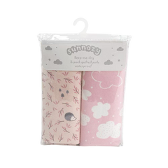 2PK Waterproof Quilted Pads