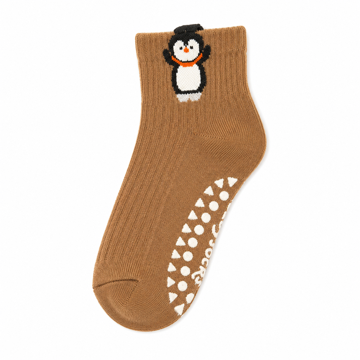 Baby Brown Penguin Socks – Ankle Socks