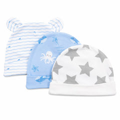 3PK Soft Touch Cap Set