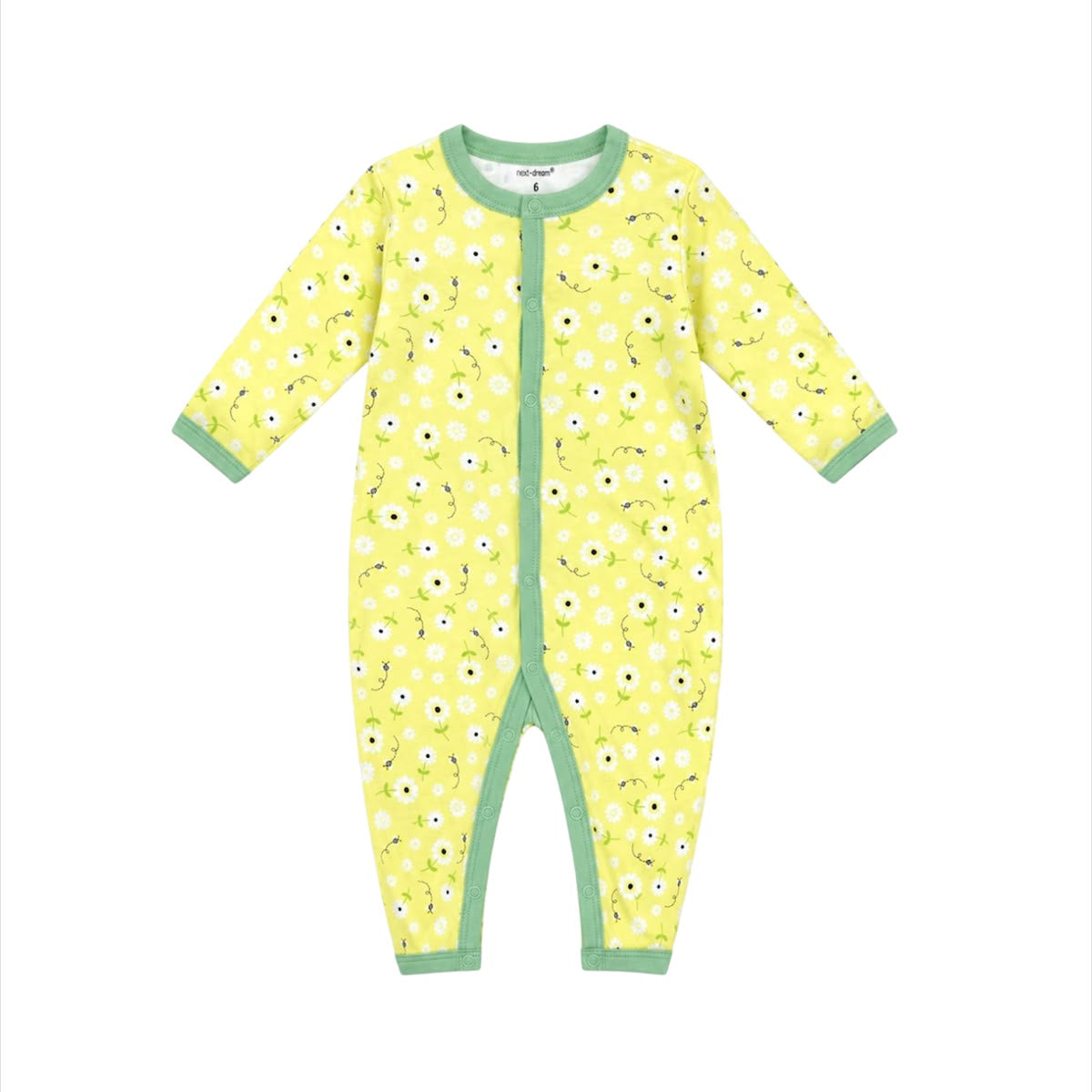 Infants Baby Girl Open Feet Romper
