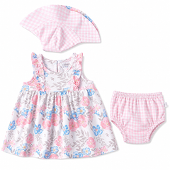 3PC Floral Print Suit