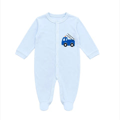 Infants Baby Boy Closed Feet Romper
