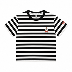 Black Stripes Round neck T-Shirt