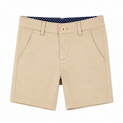 Baby Boy Cotton Short - Beige