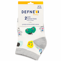 Baby Ankle Trainer Socks – 2 Pair Pack
