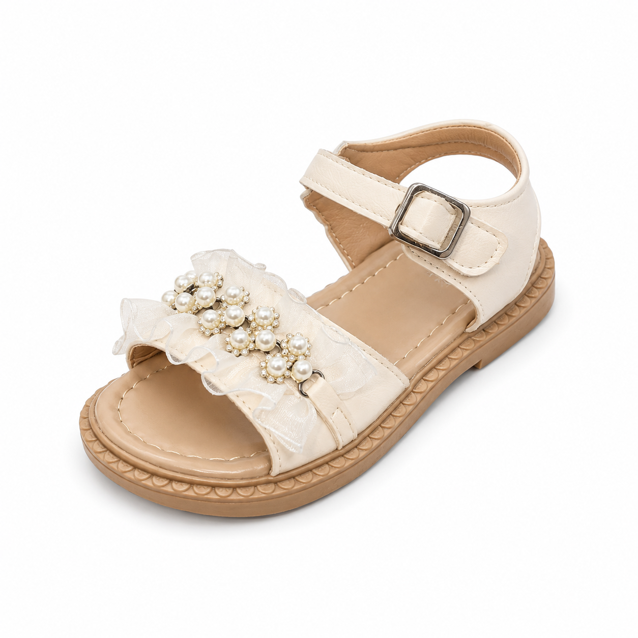 Baby Girl White Pearl Sandal