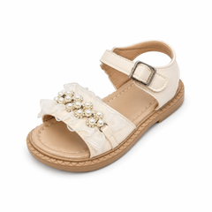 Baby Girl White Pearl Sandal
