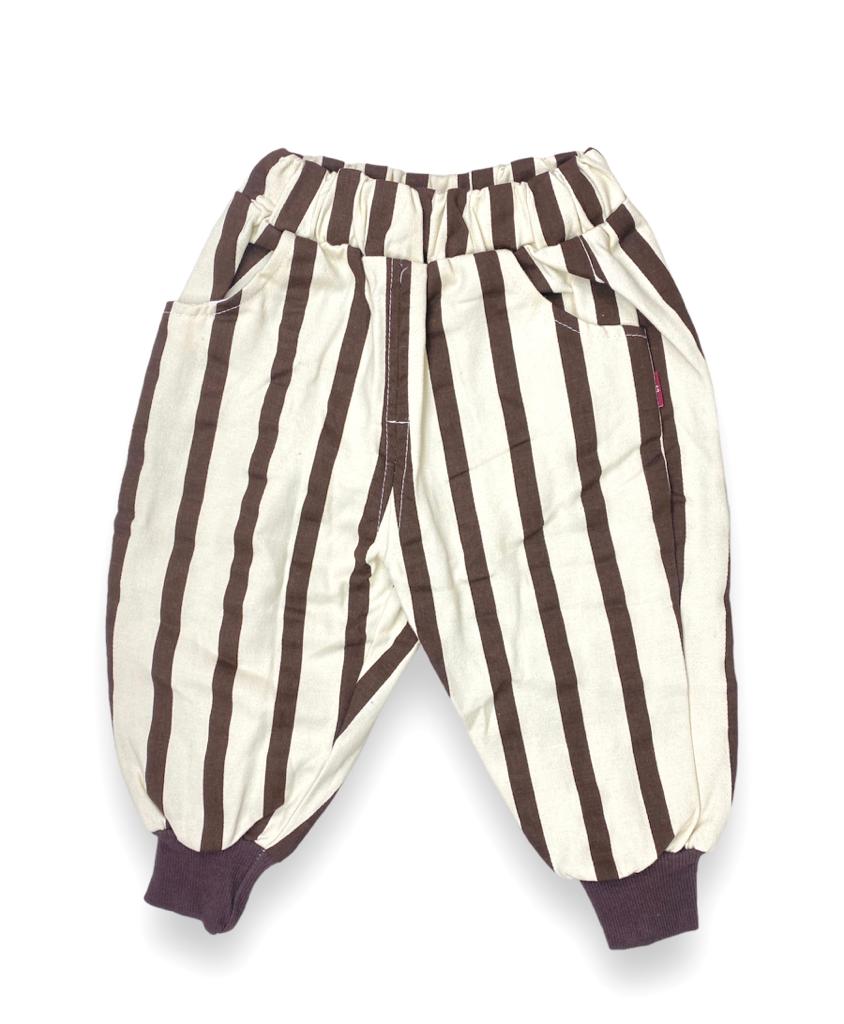 Brown Stripes Trouser