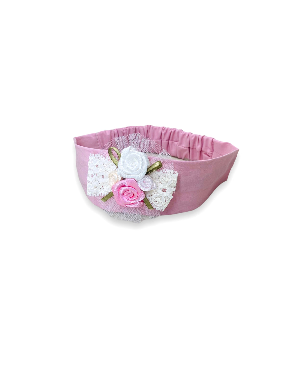 Pink Flower Headband 0-24M