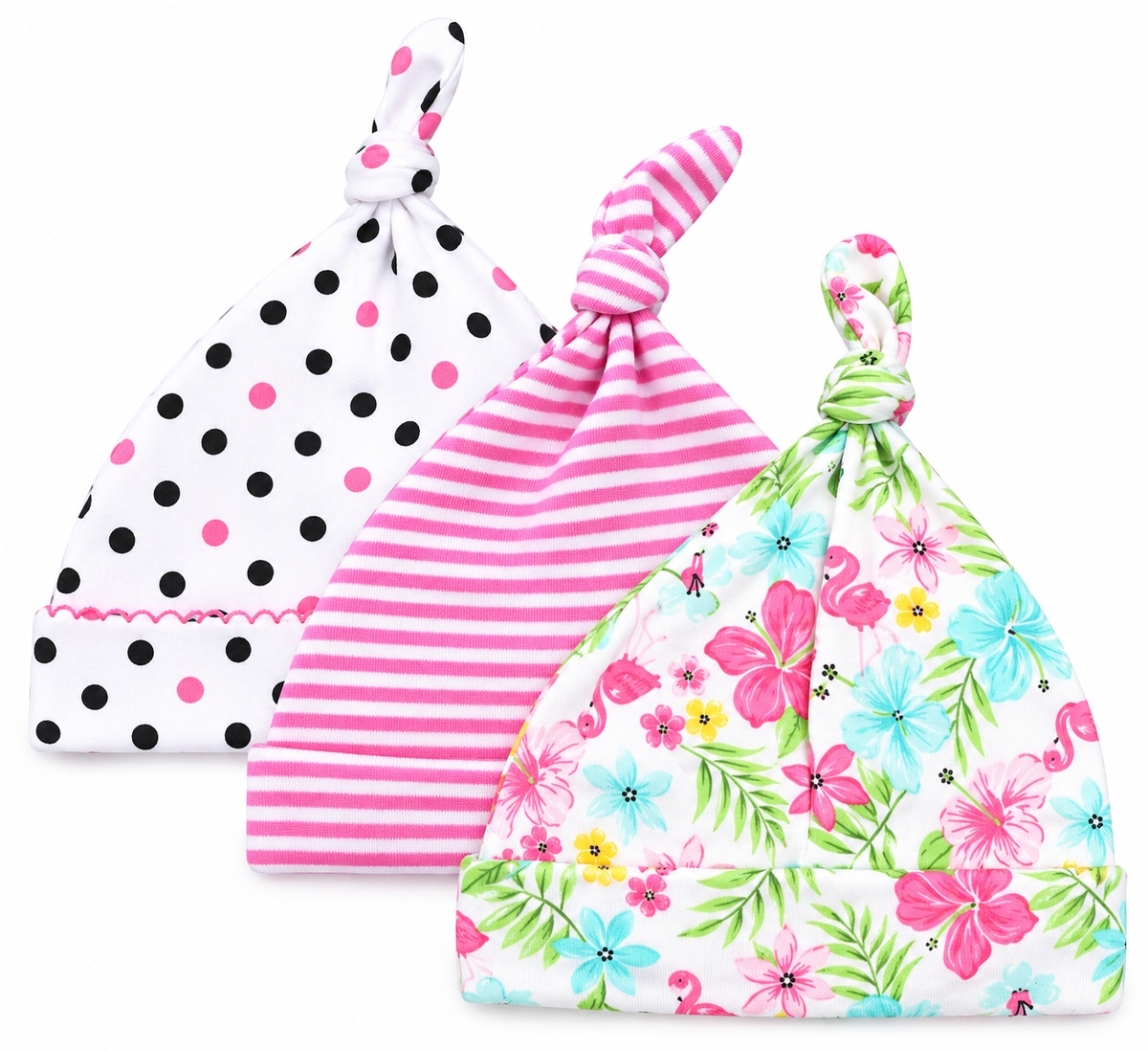 3PK Bunny Cap Set