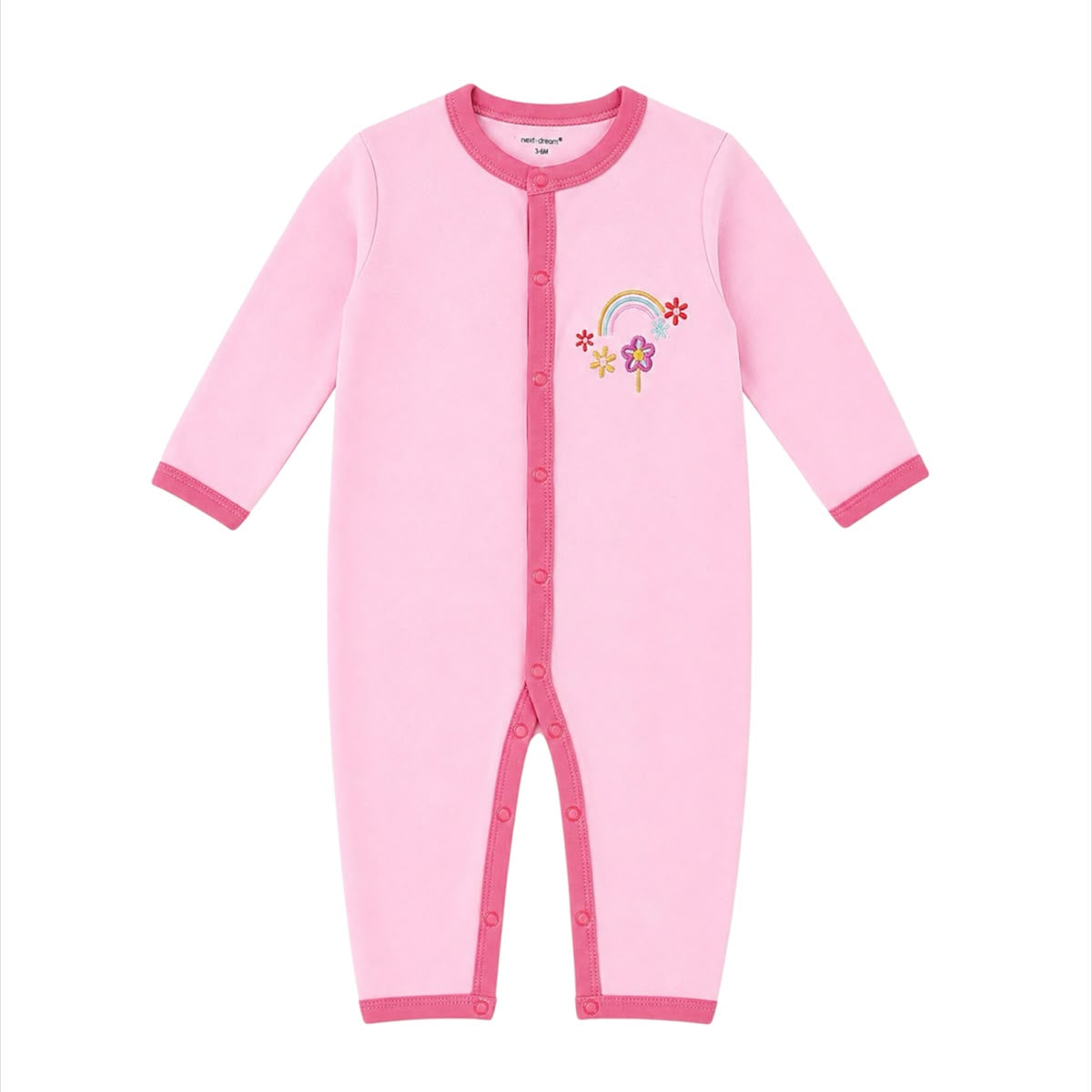 Infants Baby Girl Open Feet Romper