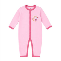 Infants Baby Girl Open Feet Romper