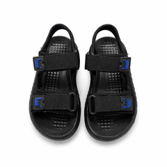 Baby Boy Black Summer Sandals – Anti-Slip 2 Strap