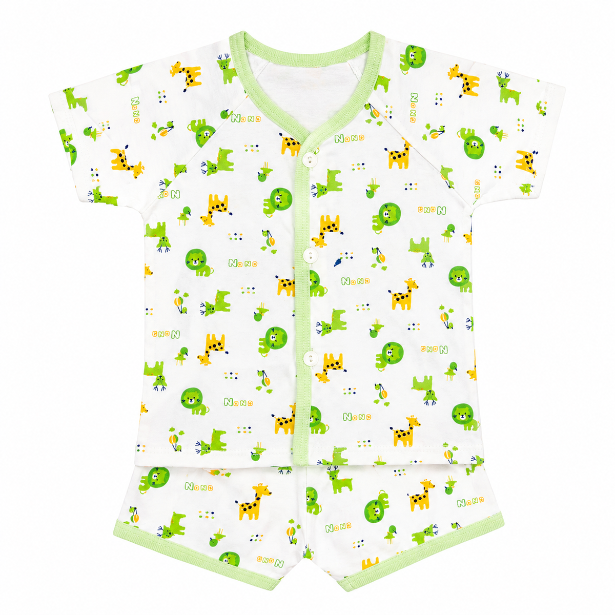 Premium Cotton Newborn Short Set – Soft & Breathable Baby Suit