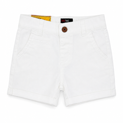 Red Tag White Cotton Short