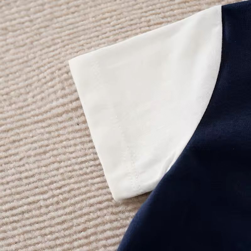 Baby Boy Half Sleeves Blue Romper