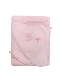 Happiness Flower Bath Towel Set/Pink
