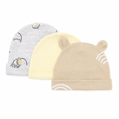 3PK Soft Touch Cap Set