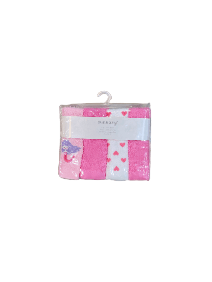 4 In 1 face Towel Pink