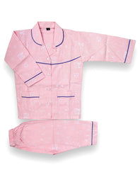 Pink Cotton Night Suit