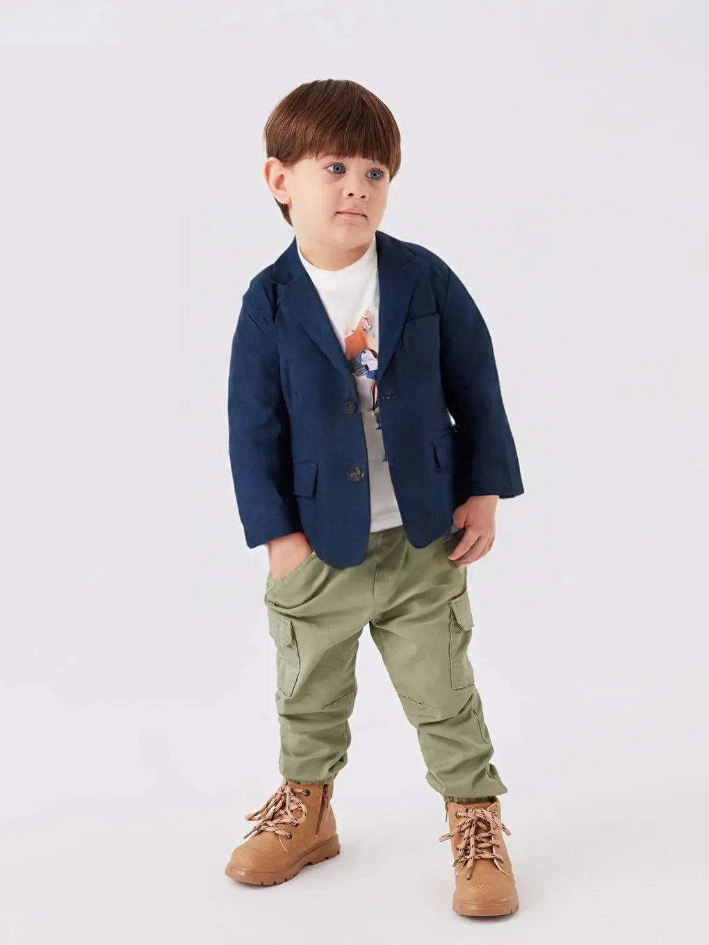 Baby Boy Navy Blue Blazer