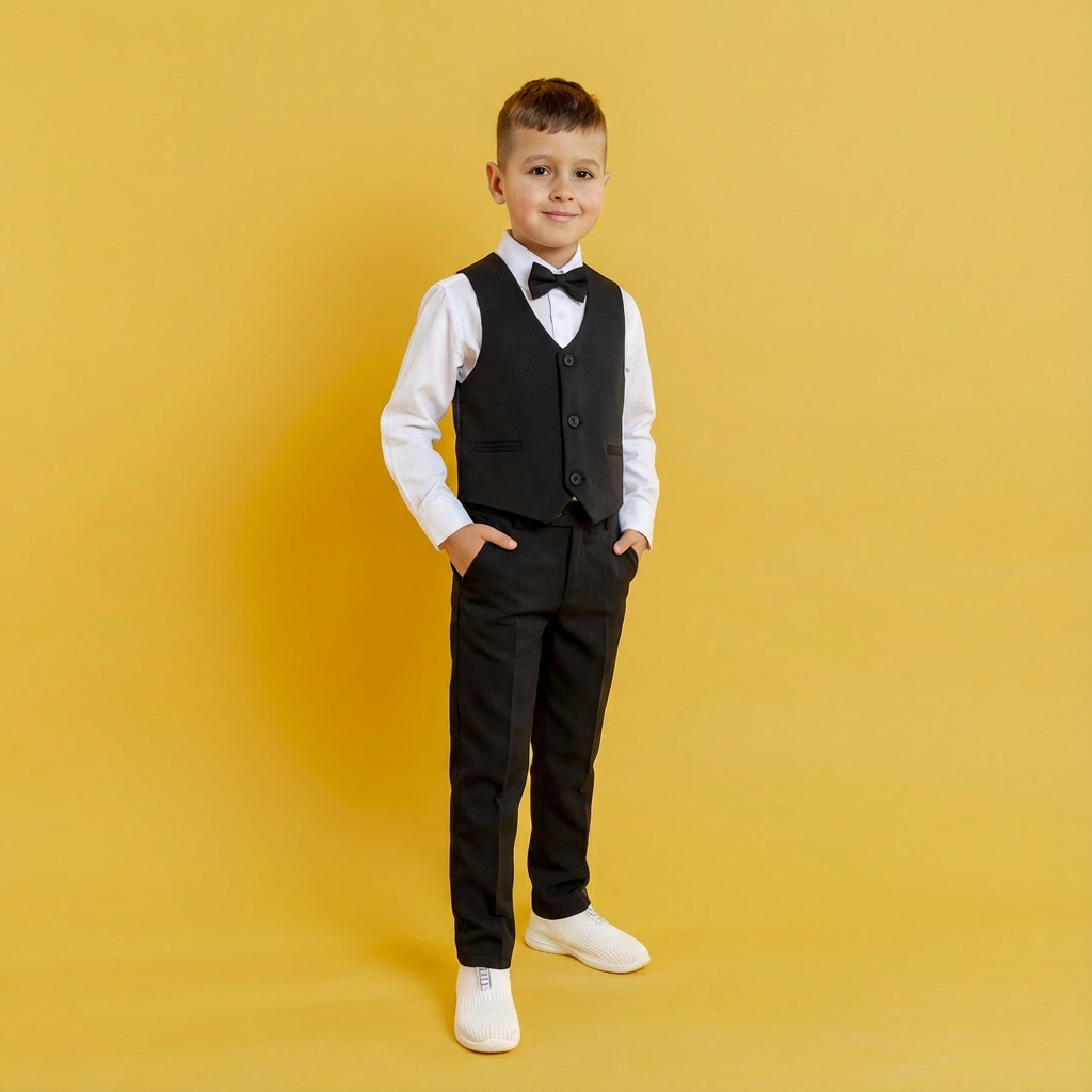 4PC Baby Boy Black Suit