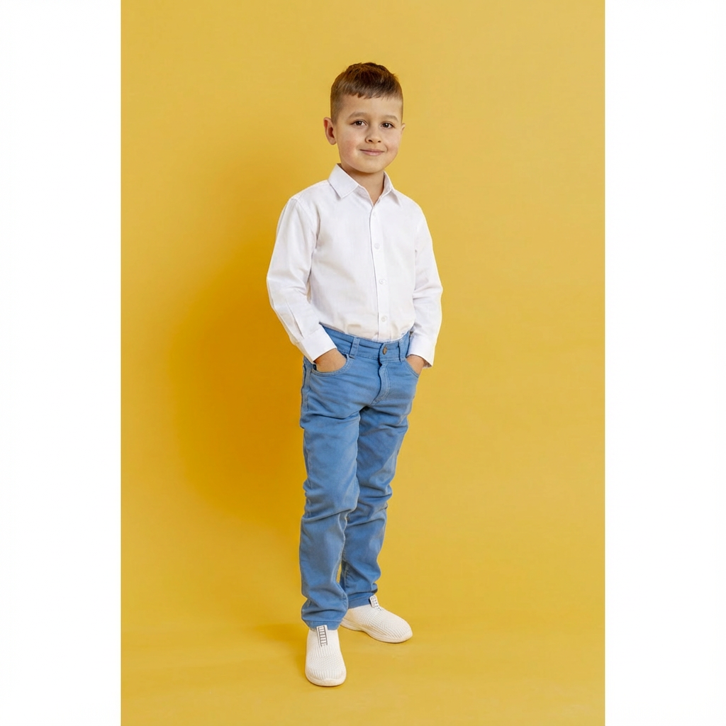 Plain White Formal Shirt