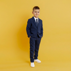 5PC Blue Formal Wear Pant coat