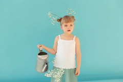 White Cami Top For Baby Girl